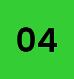 Green square with black number 04.